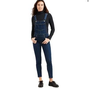Women’s Levi Straus Skinny Jean Overalls